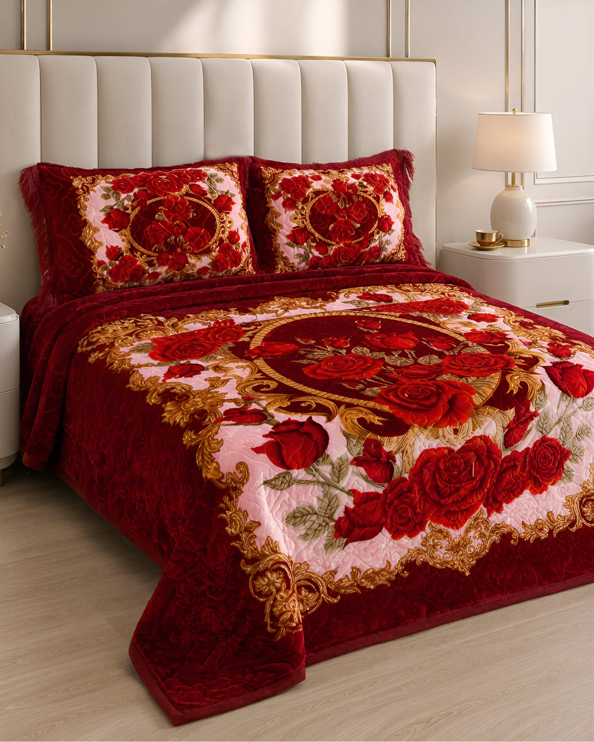 Twilight Vision Bed Set 4 Piece-Cardinal