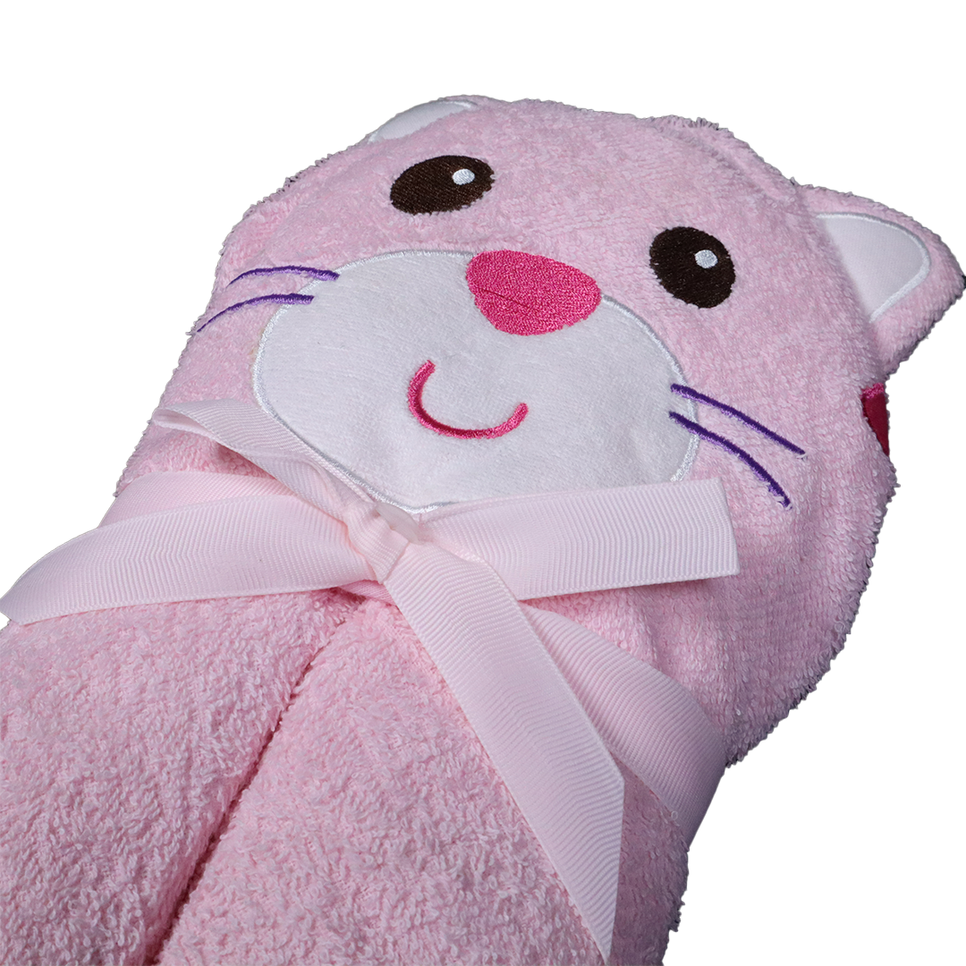 3D Baby Hooded Bath Towel-Whisker