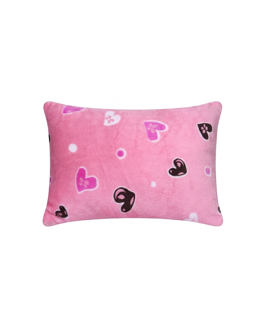 Printed Mink Cushion-Heartsy