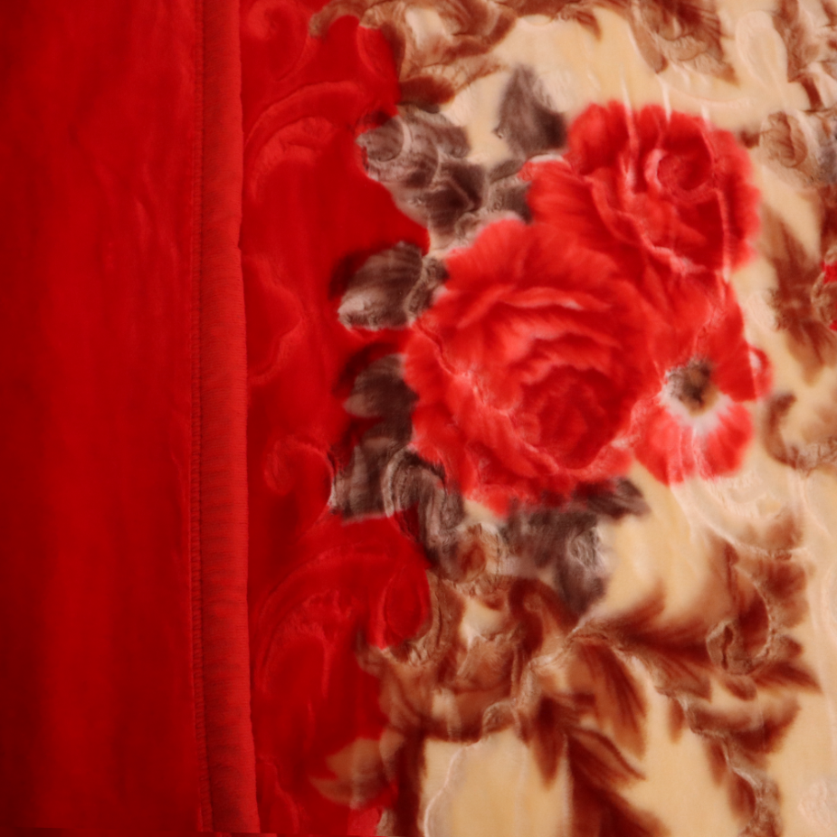 Emperor 3KG 2-Ply Single Bed Blanket - Radiant Rose