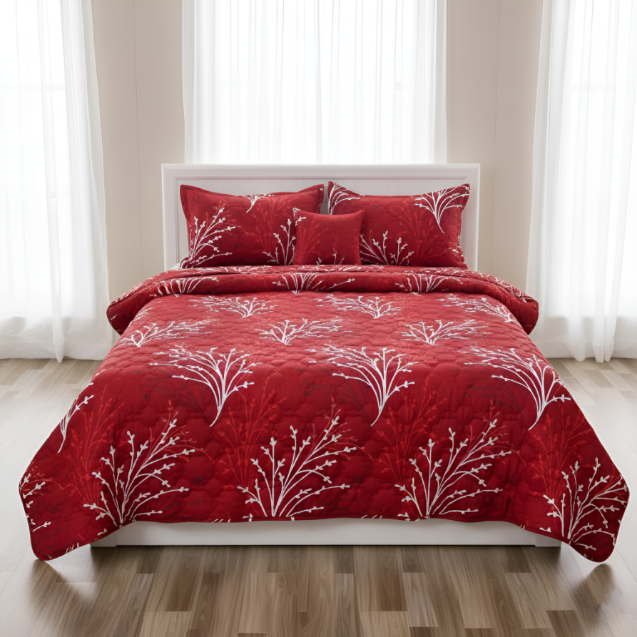 Comfora 5 Pcs Bed in a Bag - Redfrost