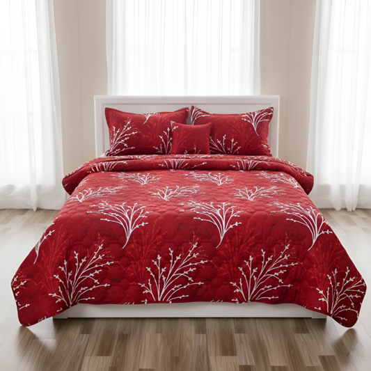 Comfora 5 Pcs Bed in a Bag - Redfrost