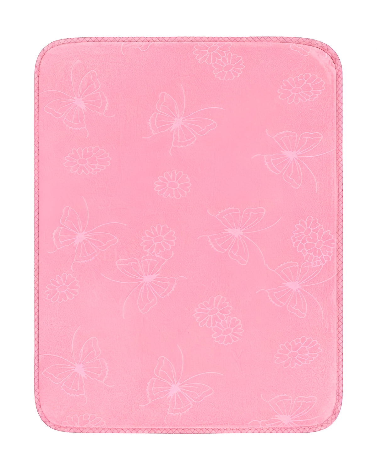 Tiny Tots Kids Blanket - Solid Pink