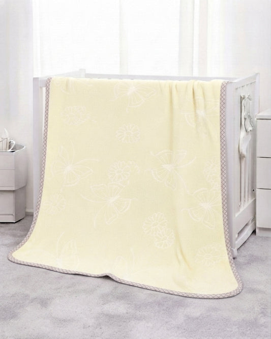 Tiny Tots Kids Blanket - Solid Yellow