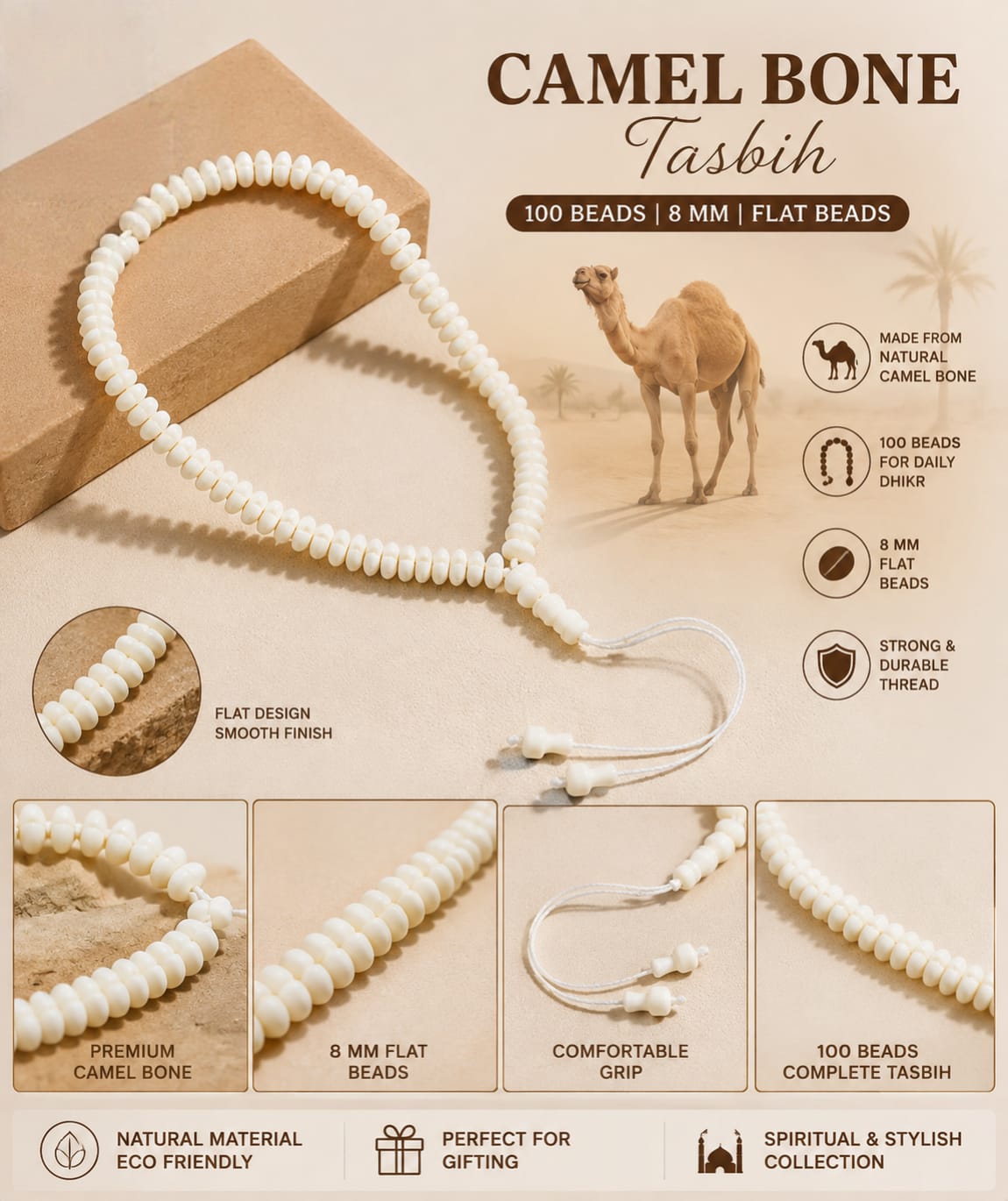 Camel Bone Tasbish