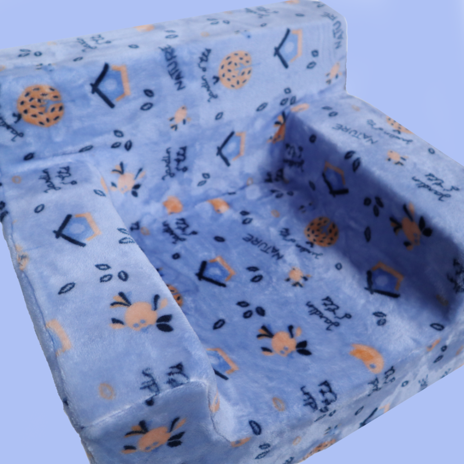 Little Lounger Baby Sofa - Blue