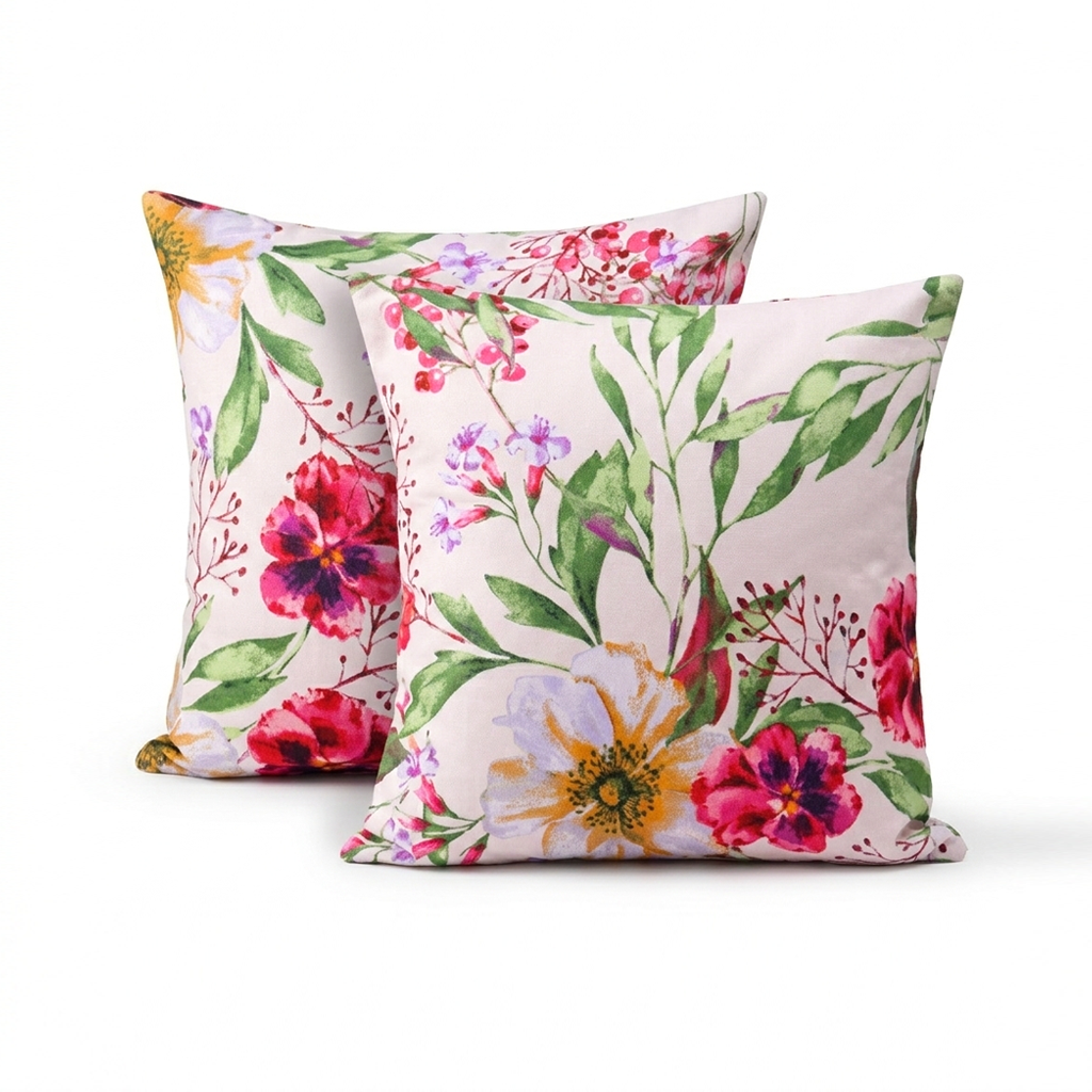 Printed Filled Cushions - Floral