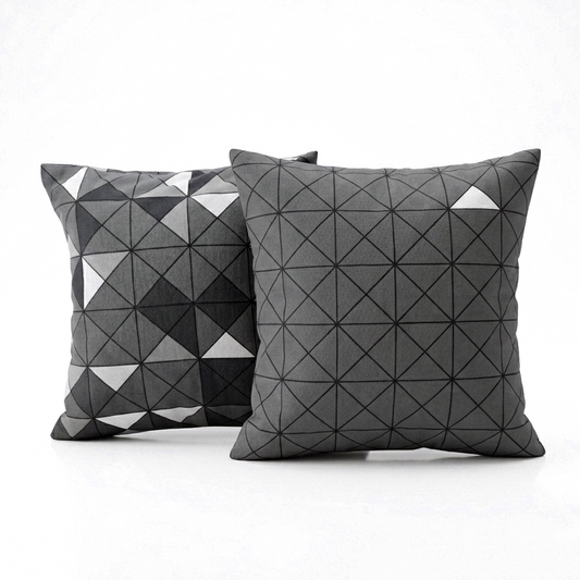 Pack of Printed Cushion Covers-Linear Luxe