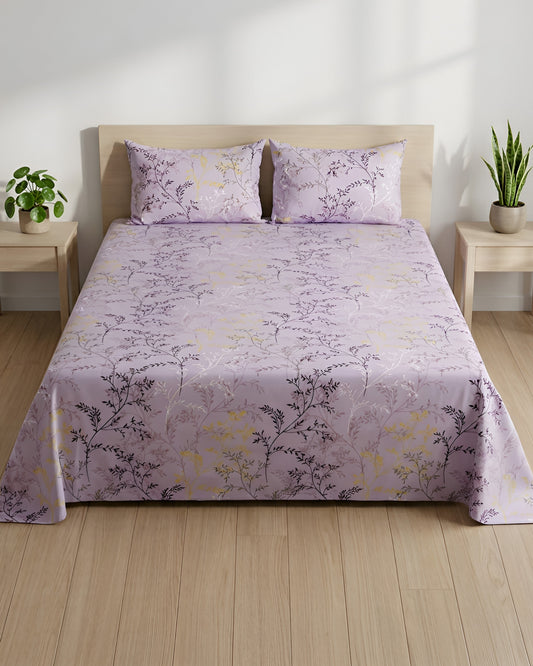 Bed Sheet Fantasy King Bed- Mauve
