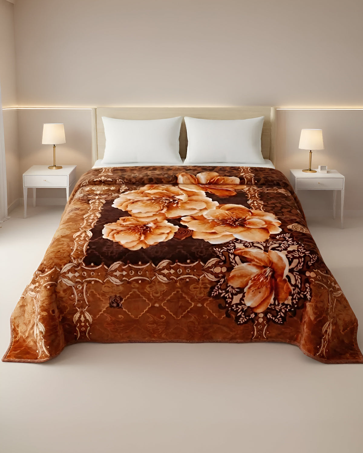 Wonder Flannel AC Blanket - Mocha