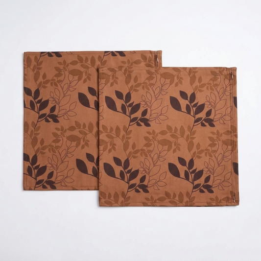 Pack of Printed Cushion Covers-Ochre
