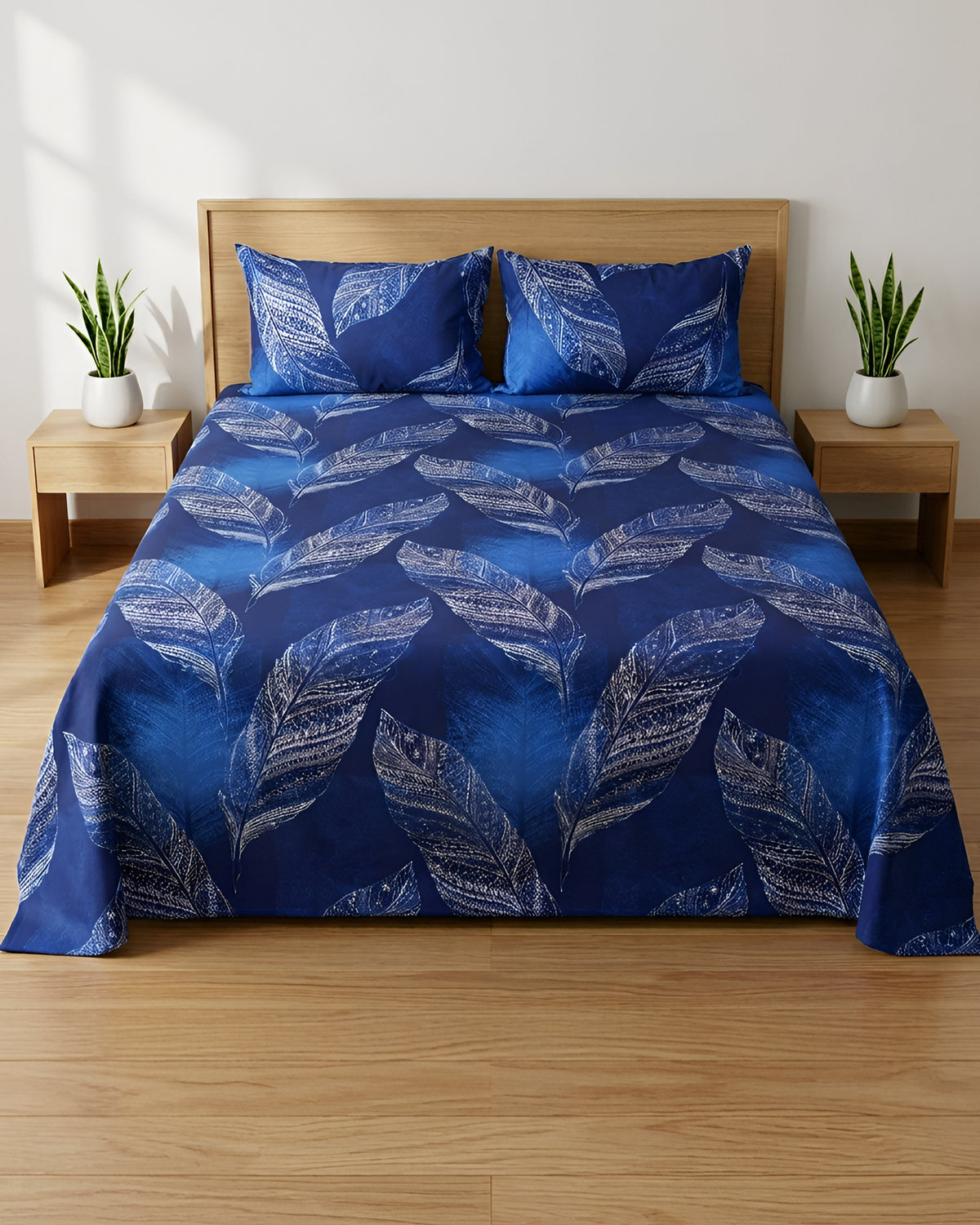 Bed Sheet Fantasy King Bed- Peacock