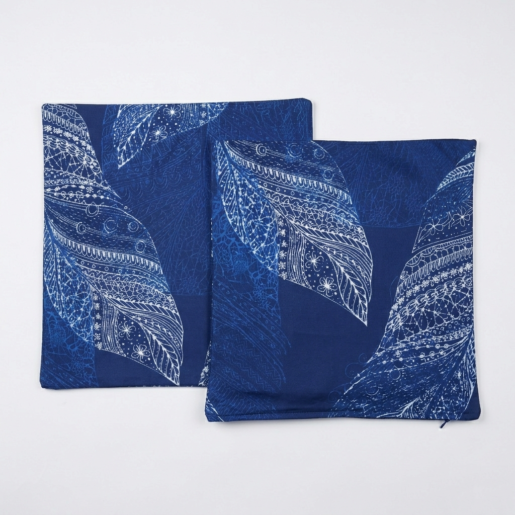 Pack of Printed Cushion Covers-Peacock
