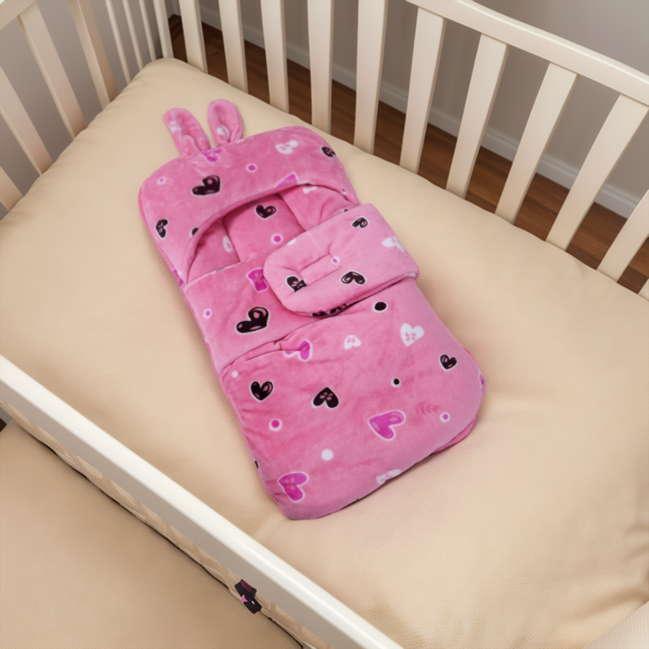 Cuddle Me 3D Mink Baby Carrier Nest-Shell Pink