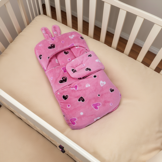 Cuddle Me 3D Mink Baby Carrier Nest-Shell Pink