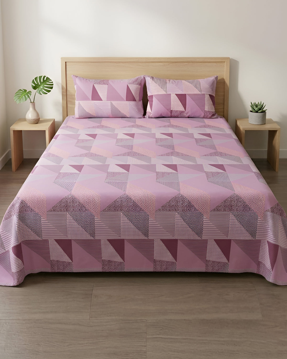 Bed Sheet Fantasy King Bed- Pink Pop