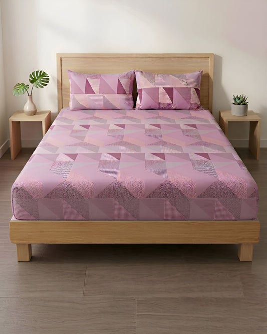 Fantasy Fitted Bed Sheet - Pink Pop