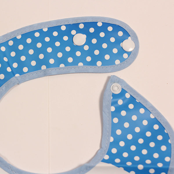 Baby Silicone Bibs - Mom's Hug- Blue