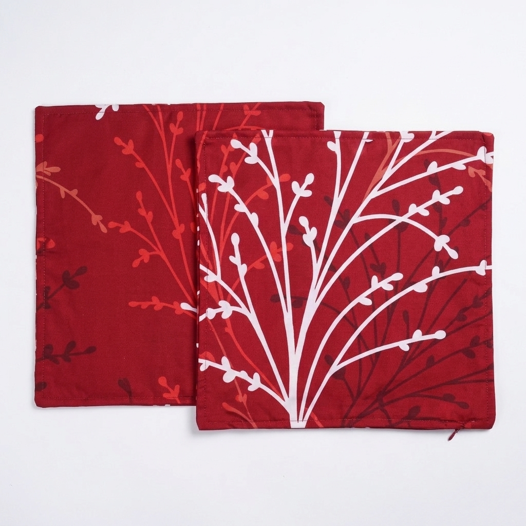 Pack of Printed Cushion Covers-Redfrost