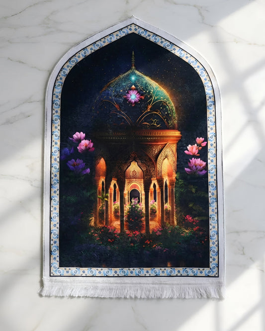 3D Janamaz Prayer Mat-Noor-e-Gul