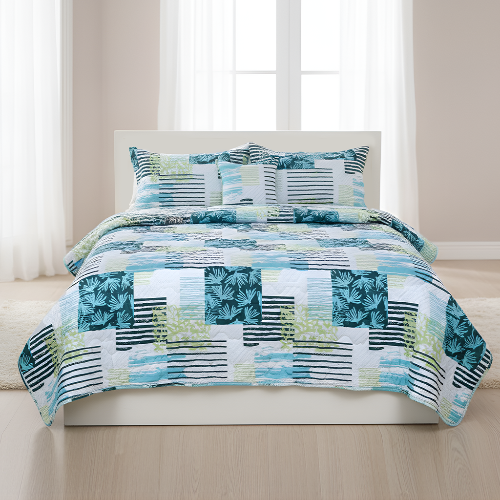 Comfora 5 Pcs Bed in a Bag-Wave