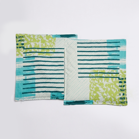 Pack of Printed Cushion Covers-Wave